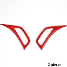 Voodonala for Jeep JL Air Conditioner Outlet Vent Trim for 2018 2019 Jeep JL Wrangler Unlimited Red 2PCS