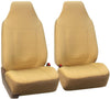 FH Group FH-PU103115 High Back Royal PU Leather Beige/Black Car Seat Covers Airbag Compatible & Split FH1002 Non-Slip Dash Grip Pad-Fit Most Car, Truck, SUV, or Van