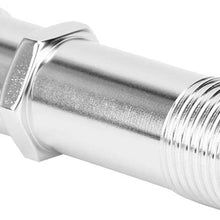 Heater Hose Adapter Fits for Chevy SBC V8 Engines,Aluminum Heater Hose Fitting 3/4in Water Pump 5/8in 90 Degrees OE:9514X Replacement
