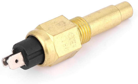 Zouminy Engine Temperature Sensor, 3/8'' NPT 98℃ Engine Water Temperature Sensor Fit for VDO 6~24V Engine Accessory