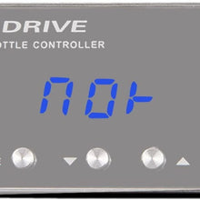 July King 6-Drive Electronic Throttle Controller for Seat Alhambra Altea Leon Mii Toledo Skoda Citigo Fabia NJ Octavia Superb Yeti, Super-thin Blue Light Display