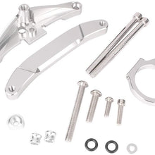 Mallofusa Motorcycle Stabilizer Steering Damper Bracket Mount Holder Kit Compatible for Yamaha FZ1 FAZER 2006 2007 2008 2009 2010 2011 2012 2013 2014 2015 Blue