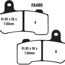 EBC Brakes EBPCK2013 Front Semi-Sintered V-Pads Brake Pad Change Kit