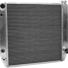 Griffin Radiator 1-25182-T ClassicCool 22" x 19" 2-Row Universal Fit Aluminum Radiator with 1" Tube