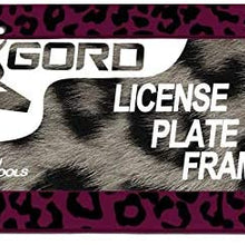 Motorup America Auto License Plate Frame Cover - Fits Select Vehicles Car Truck Van SUV - Wild Pink Leopard Print