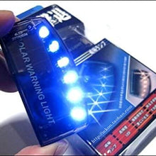 Sunnytech 1pc Solar Car Burglar Alarm 6LED Flashing Anti-Theft Warning Light GSPX D141 (Blue)