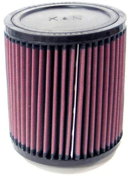 K&N Universal Clamp-On Air Filter: High Performance, Premium, Washable, Replacement Engine Filter: Flange Diameter: 2.4375 In, Filter Height: 6 In, Flange Length: 0.625 In, Shape: Round, RU-1000