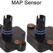 SCITOO 05139278AA Manifold Absolute Pressure Sensor 2PCS Fit For 2003-2009 Dodge Ram 2500 2003-2007 Dodge Ram 3500