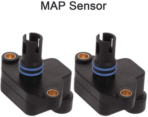SCITOO 05139278AA Manifold Absolute Pressure Sensor 2PCS Fit For 2003-2009 Dodge Ram 2500 2003-2007 Dodge Ram 3500