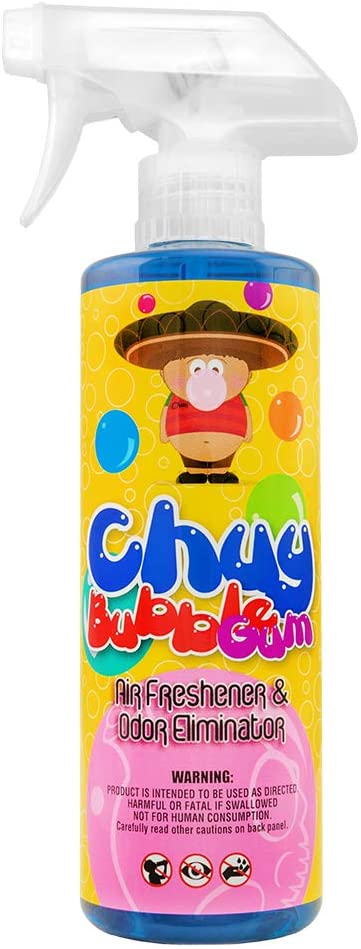 Chemical Guys AIR_221_16 Chuy Bubble Gum Premium Air Freshener and Odor Eliminator (16 oz)