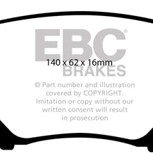 EBC Brakes DP21665 Greenstuff 2000 Series Sport Brake Pad