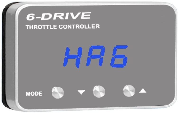 July King 6-Drive Electronic Throttle Controller for Seat and Skoda (old) Series, Super-thin Blue Light Display