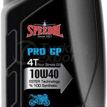 Speedol Pro GP 10W-40 Full Synthetic Motorcycle Oil 1.05-Quart (1 Liter) | 4T Four Stroke Esther Technology 100% Synthetic Premium Quality High-Performance Engine Oil