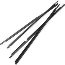 Newsmarts 4pcs Weatherstrip Window Seal Car Window Moulding Trim Seal Belt Compatible with 2009-2012 Toyota Corolla (Black)