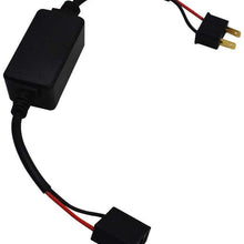 LED Anti Flicker Adapter Error Canceler for Canbus Headlight Decoder- H7