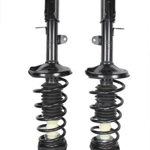 HUBDEPOT 2PC Rear Pair Complete Strut & Coil Spring Assembly fit for 1998-2002 Chevrolet Prizm,1993-1997 Toyota Corolla,1993-1997 Geo Prizm [US Stock]