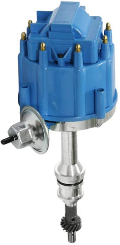 HEI Ignition Distributor for Small Block Ford 351W Windsor 5.8L 8 Cylinder New Distributor 65K Coil with Blue Cap