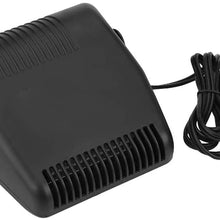 EVGATSAUTO Car Demister Windshield Defroster12V Portable Car Ceramic Heating Windshield Defroster Demister 2 in 1 Cooling Fan Heater Ceramic Heater
