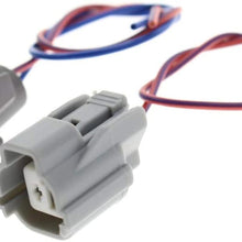 MOTOALL VTEC Power Steering Oil Pressure Switch Sensor Connector & VTEC Solenoid Plug Pigtail Wire Harness Lead Wiring Loom Female for Dorman 645-203 Honda Accord Civic Prelude Odyssey Acura Integra