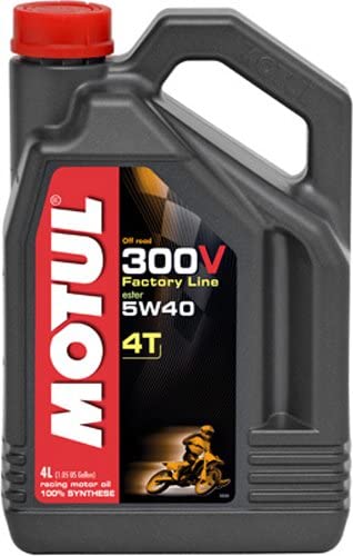 Motul 102708 / 104135 300v offroad 4t competition sy nthetic oil 5w-40 4-liter (102708 / 104135)