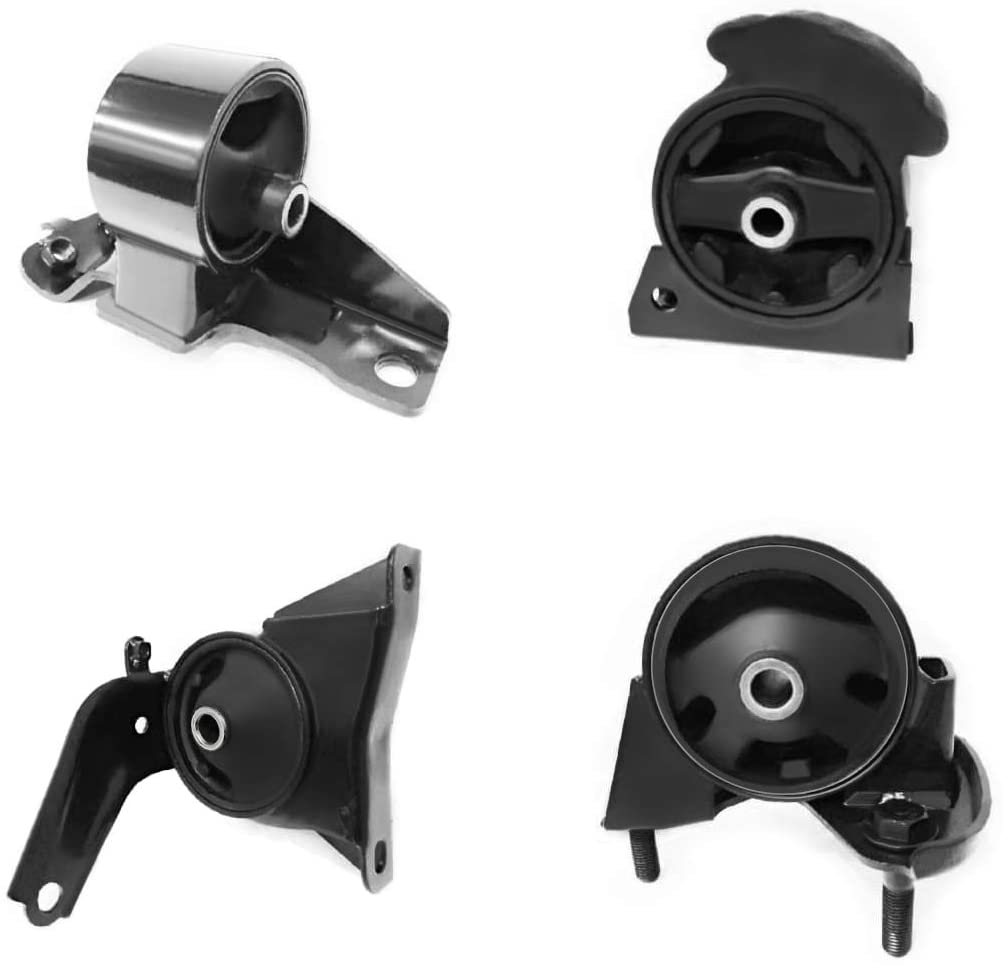 Ashimori Compatible With 1993-1997 Toyota Corolla Geo Prizm 1.6L Auto Transmission Engine Motor Mount Set A6261 A6260 A6242 A6258