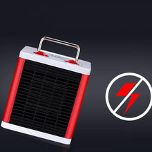 Zyyqt Fan Heaters Ceramic， Fan Heater 750W-1500W – PTC Heat Temperature Adjustment Ideal for Small Rooms, Caravans and Garages, Wide Handle