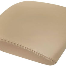 Real Leather Center Console Lid Armrest Cover Fits Honda Pilot 2009-2015 Beige Tan
