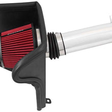 Spectre Performance Air Intake Kit with Washable Air Filter: 1991-2001 Jeep Cherokee, 4.0L L6, Red Oiled Filter with Polished Aluminum Tube, SPE-9051