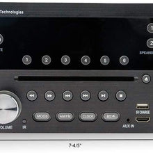 iRV Technology IRV31 Am/FM/CD/DVD Rv Radio Stereo 2 Zones Wallmount Receiver 2.1 Channels Surround, 5"