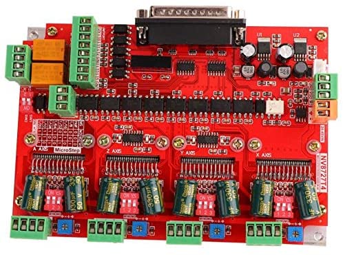 ZEFS--ESD Electronic Module Stepper Motor Board 4-Axle Stepper Motor Driver Engraving Machine Driver Board 4.0A