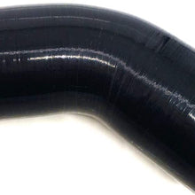 Universal 45 Degree 3.0 inch Silicone Hose Tubro Intake Intercooler Pipe Coupler (76mm 3.0", Black)