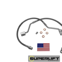 Superlift Suspension | 91310 | Bullet Proof Brake Hoses - Front - 1990-1996 Ford F-150 and Bronco with 4-6 inch Lift Kit (Pair)
