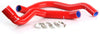 Silicone Radiator Coolant Hose Kit Clamps For Jeep Cherokee XJ 4.0 l6 1991 1992 1993 1994 1995 1996 1997 1998 1999 2000 2001 Red 2PCS