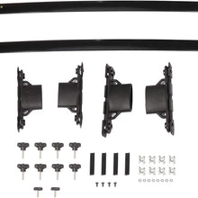 NOTUDE 4pcs Roof Rack CrossBars+Side Rails Luggage Carrier fit for Toyota Highlander 2008-2013 Rooftop Cargo Carrier - Max Load 120LBS