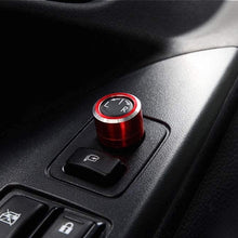 iJDMTOY Red Anodized Aluminum Side Mirror Adjustment Button Knob Cover Compatible With Subaru WRX, STI, Impreza, Forester, XV Crosstrek, BRZ, etc