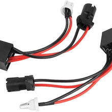 Hlyjoon Car Error Free Decoder 2pcs T10 LED Headlight Decoder Device Anti-Flicker Resistors Error Canceller Car Vehicles LED Headlight Decoder