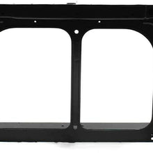 Radiator Support Assembly Compatible with 1995-1997 Ford Ranger Black Steel