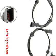 ANGLEWIDE 2 x ABS Wheel Speed Sensors Left+Right+Front Replacement for 2010-2013 Ford Transit Connect 2010 Ford Transit