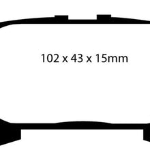 EBC Brakes DP61682 6000 Series Greenstuff Truck and SUV Brake Pad