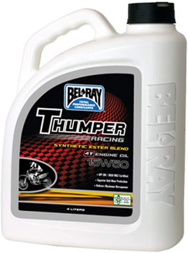 Bel-Ray Thumper Racing Synthetic Ester Blend 4T 15W50 Engine Oil 4 Liter 99530-B4LW