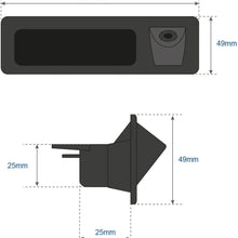 HD 1280x720p Reversing Camera Integrated in Trunk Handle Rear View Backup Camera for 3er F30 5er F10 F11 X3 F25 320Li/530i/328i/535Li/520Li