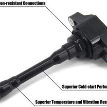 Ignition Coil Set of 4 Pack for Altima Cube Pathfinder NV200 Rogue Sentra Urvan Versa, QX60 Replace 22448-1KT1A UF549