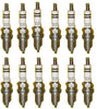 12 Piece Set of Bosch OEM Spark Plug # 0242230500 / FR8DPP33+ - Mercedes Benz OE #'s 0041591903 / 0041591926