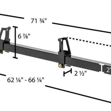 Apex Rear-BAR Universal Steel Truck Bed Rear Bar