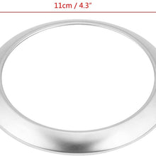 Suuonee Vent Frame, 2Pcs Car Side Air Conditioning Vent Ring Frame Cover Trim for Mercedes Benz E Class W213 16-18