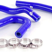 Silicone Radiator Coolant Hose Kit Clamps For HONDA CR85 CR 85 1996-2007 Blue