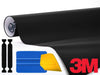 3M 1080 Satin Black Air-Release Vinyl Wrap Roll Including Toolkit (1ft x 5ft)
