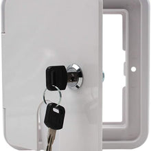 Power Cord Hatch Electrical Access Door for RV Camper Trailer Motorhome Power Protection