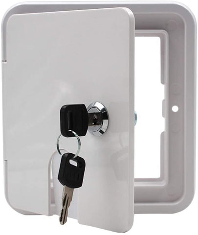 Power Cord Hatch Electrical Access Door for RV Camper Trailer Motorhome Power Protection