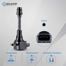 ECCPP Ignition Coil Pack Set of 4 Compatible with Nissa-n Sentra Altima X-Trail 2002-2006 Replacement for UF350 5C1395 for Travel, Transportation and Repair